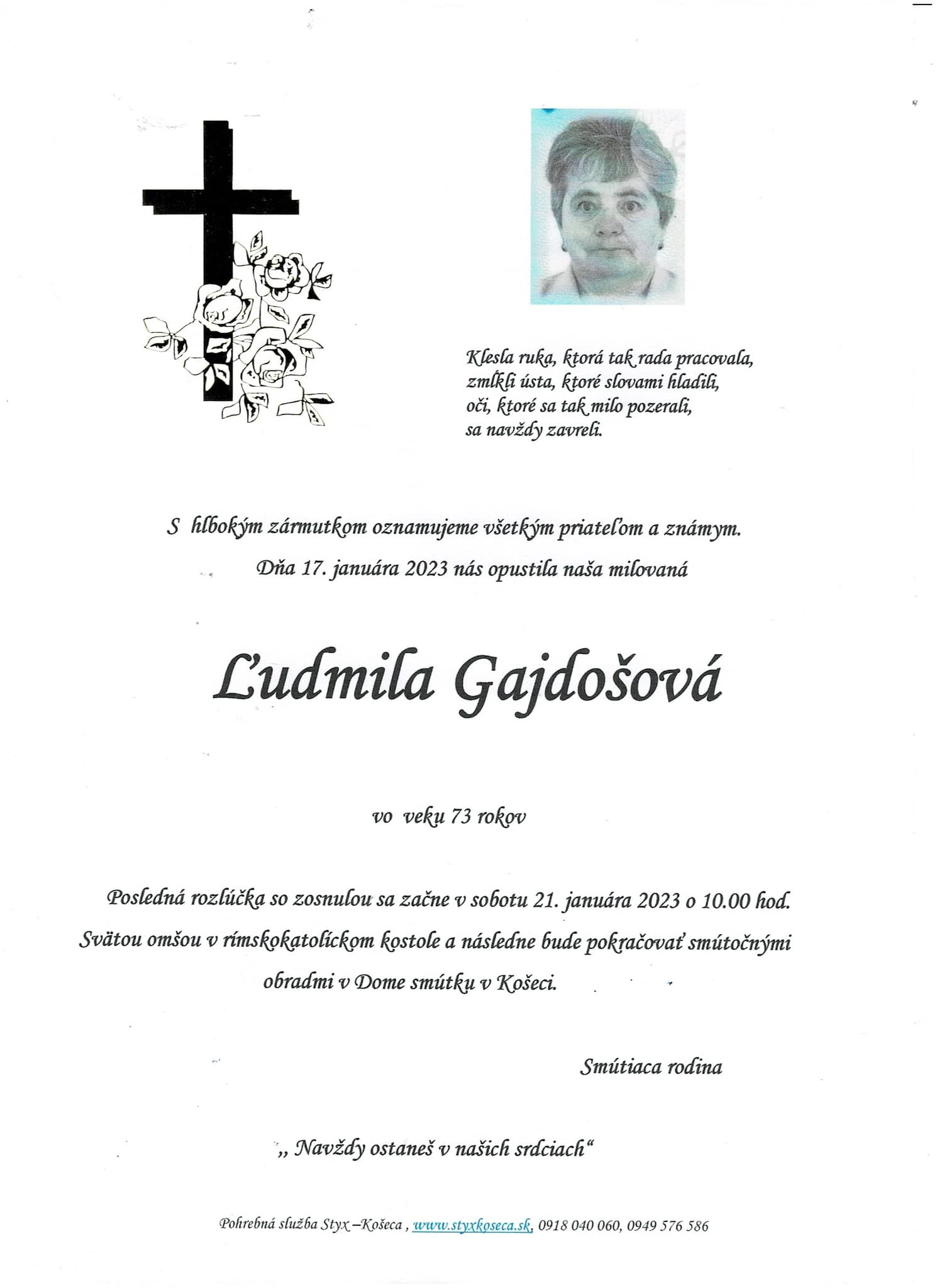 smutocne-oznamenie-ludmila-gajdosova