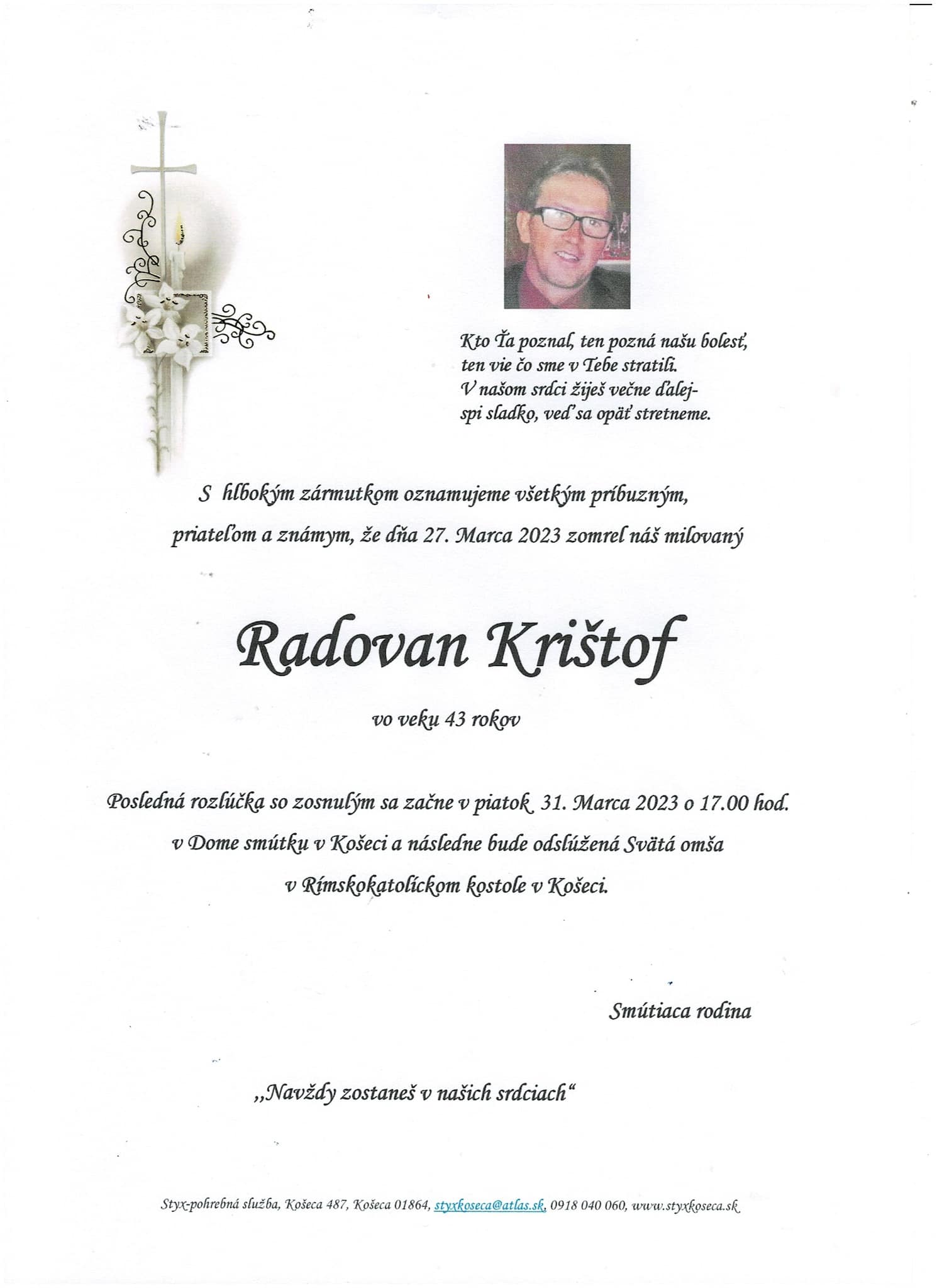 smutocne-oznamenie-radovan-krištof