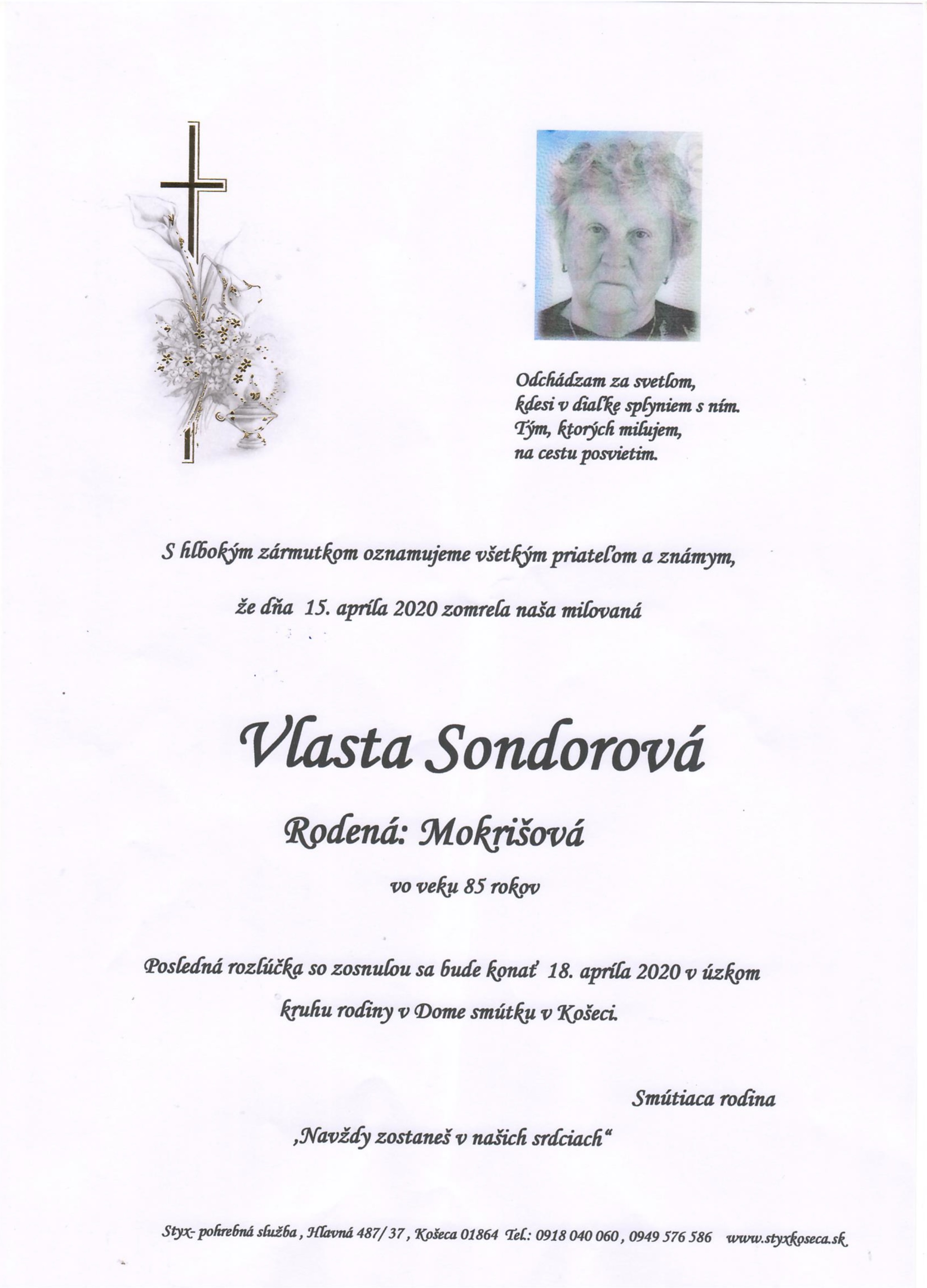 smutocne-oznamenie-vlasta-sondorova